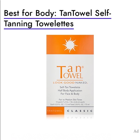 STOLEN: TAN AT HOME! 2 Boxes, 5 TanTowel® Body Tan Towelettes - Picture 2 of 5